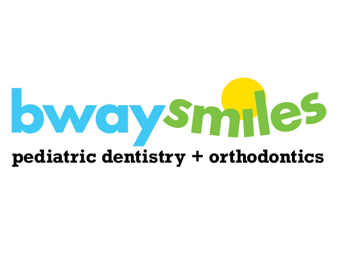 Typographic logo for pediatric dental practice